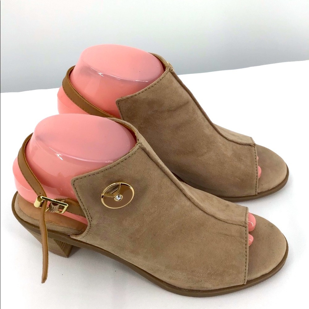 Lindsay Phillip Angela Heels pep toe shoes - Picture 1 of 11